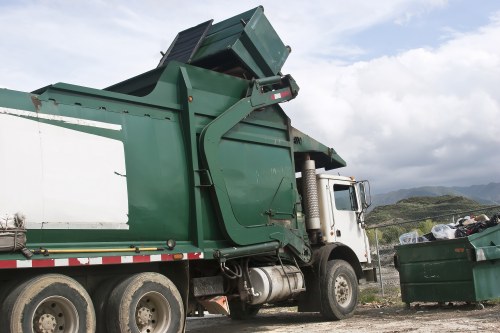 Professional waste management team